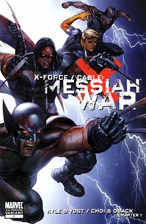 X-Force/Cable: Messiah War #1 2nd Printing Mike Choi Wraparound Variant cover
