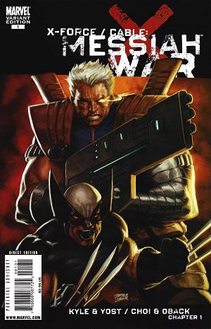 X-Force/Cable: Messiah War #1 Liefeld Variant cover