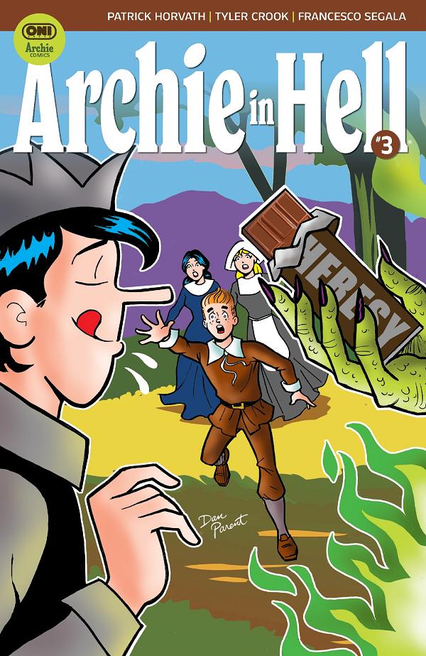 Archie In Hell #3 variant cover by Dan Parent