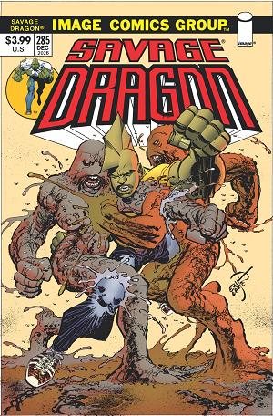 Savage Dragon #285 CVR B CVR B ERIK LARSEN RETRO cover