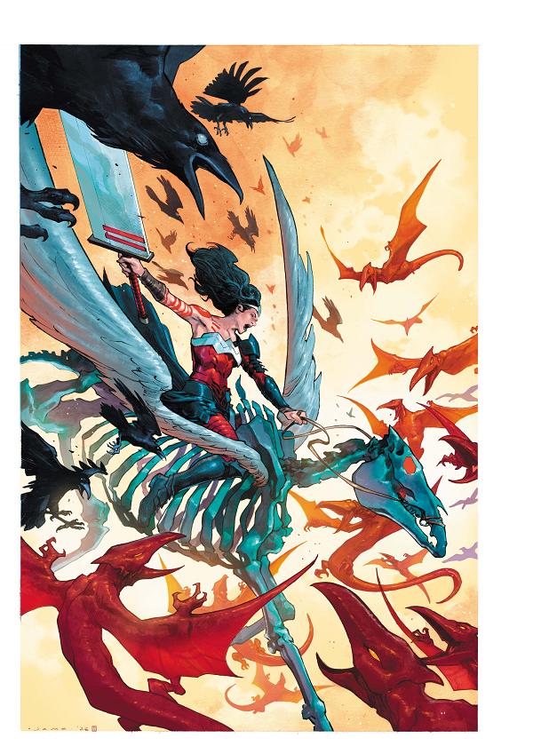 Absolute Wonder Woman #28 variant cover by Jerome Opena