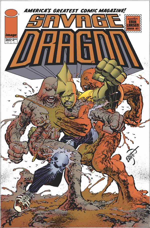 Savage Dragon #285 cover by Erik Larsen