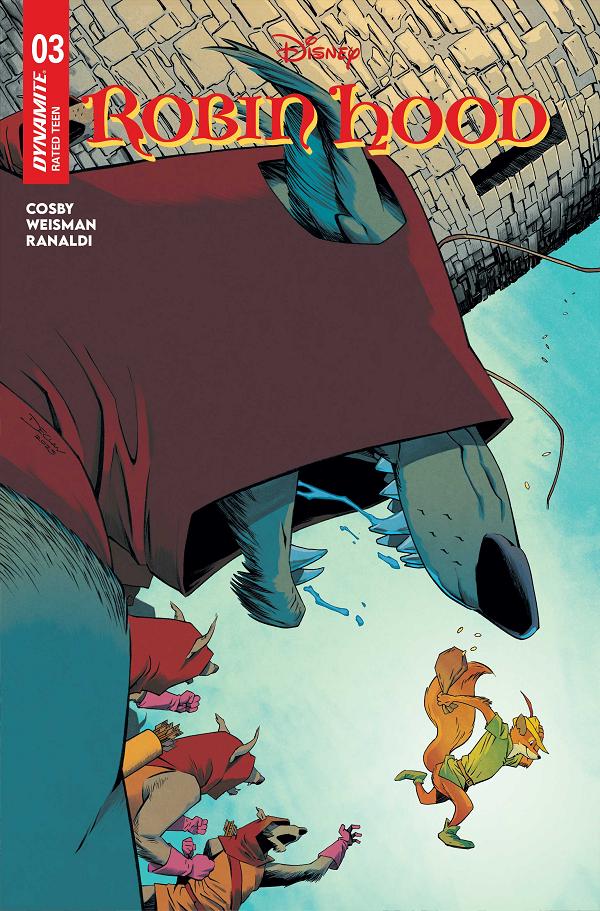 Robin Hood (2026) #3 variant cover by Declan Shalvey