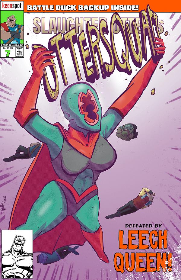 Otter Squad #7 variant cover by J Hammond