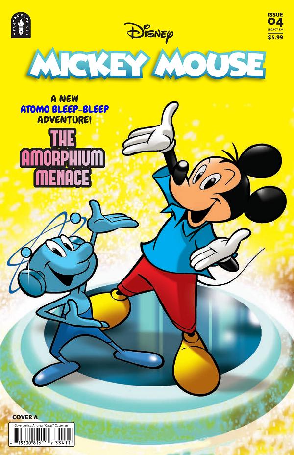 Mickey Mouse Legacy #334 cover by Andrea Casty Castellan