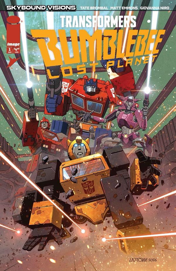 Transformers Bumblebee Lost Planet #1 variant cover by Ladronn