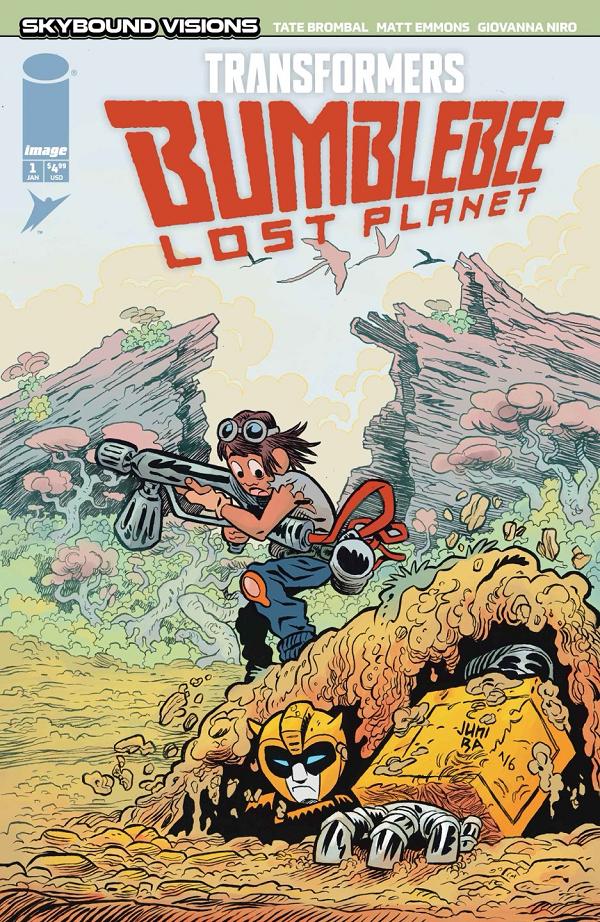 Transformers Bumblebee Lost Planet #1 variant cover by Juni Ba