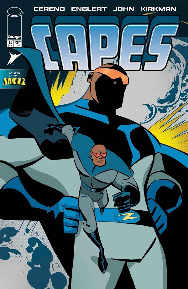 Invincible Universe Capes #15 variant cover by Michael Avon Oeming