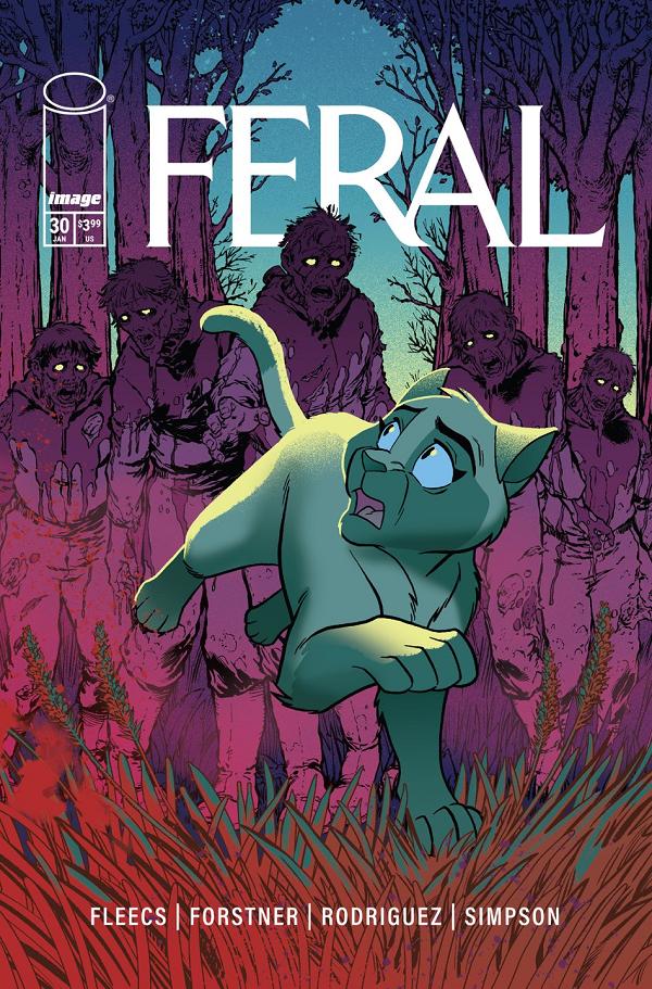 Feral #30 cover by Trish Forstner
