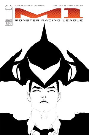 M1 Monster Racing League #8 CVR C CVR C INC 1:25 JAE LEE B&W cover