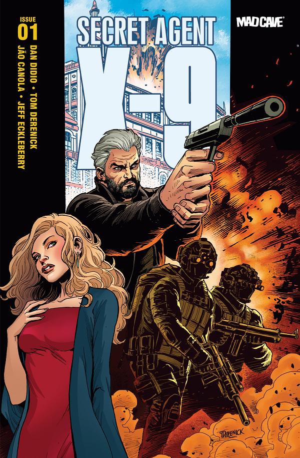 Secret Agent X9 #1 variant cover by Tom Derenick