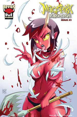 Mercy Sparx Heavens Devil #2 CVR D CVR D INC 1:10 DAN MENDOZA UV SPOT GLOSS cover