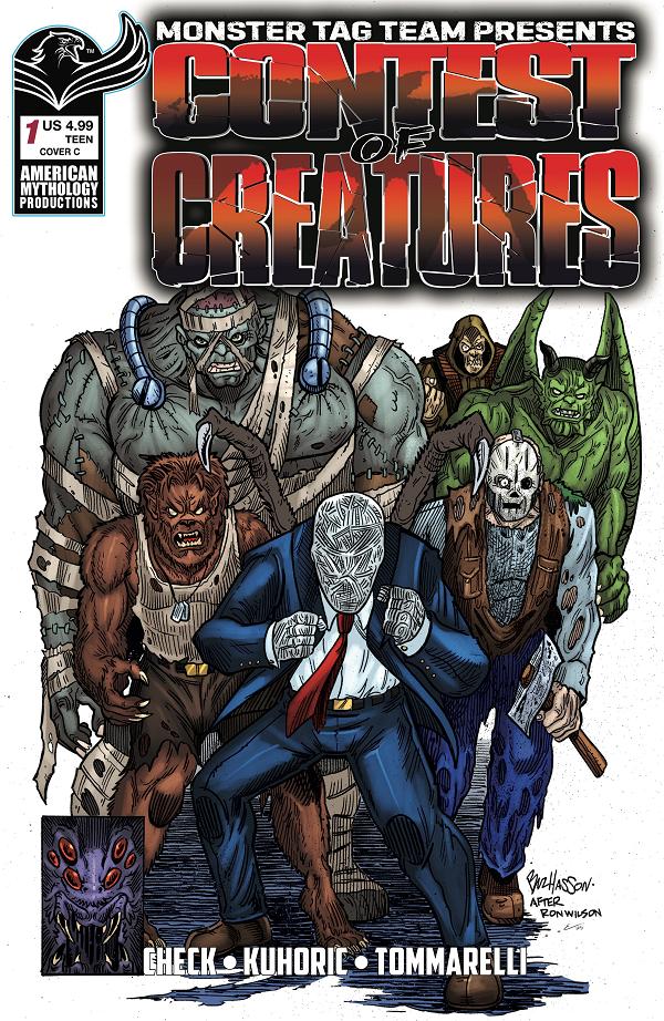 Contest Of Creatures #1 variant cover by Buz Hasson