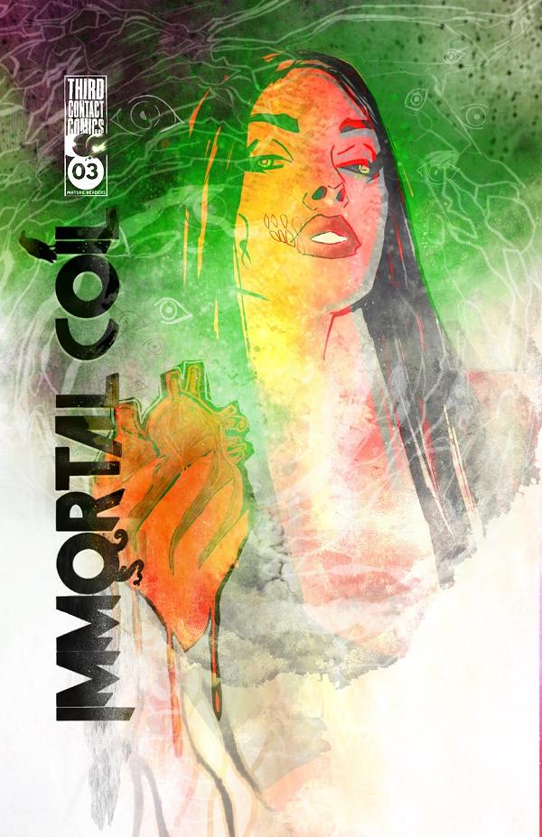 Immortal Coil #3 variant cover by Gerald Von Stoddard