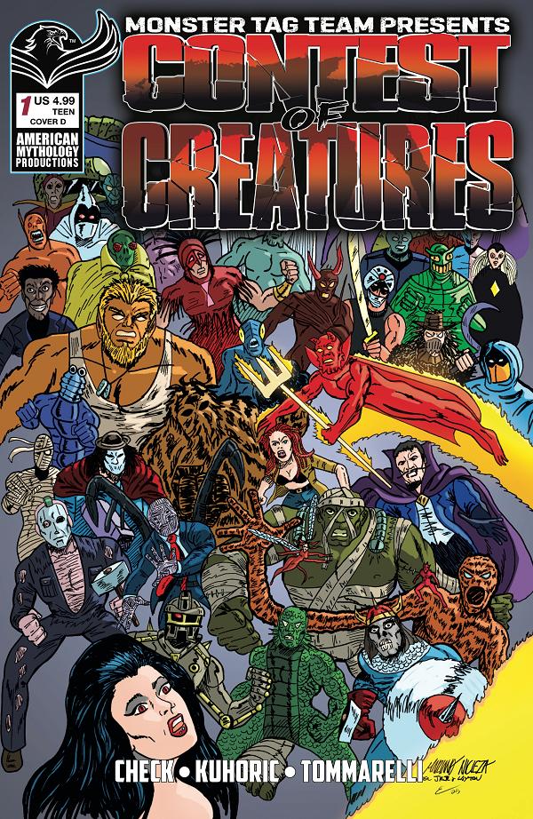 Contest Of Creatures #1 variant cover by Mariano Nicieza