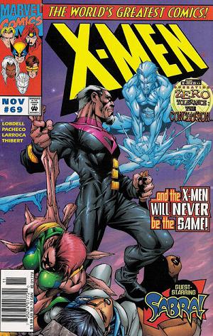 X-Men #69 Newsstand Edition cover