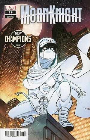 Moon Knight #28 JAVIER GARRON NEW CHAMPIONS cover