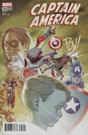 Captain America #703 TEDESCO CONNECTING cover