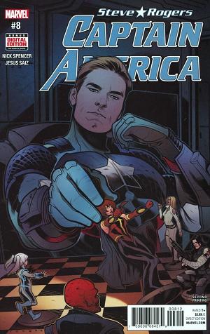 Captain America: Steve Rogers #8 2ND PTG SAIZ cover