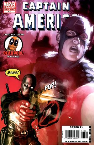 Captain America #603 Deadpool Variant cover