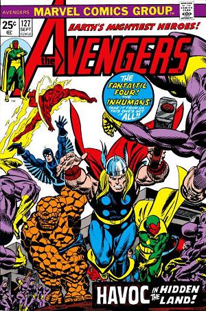 Avengers #127  cover