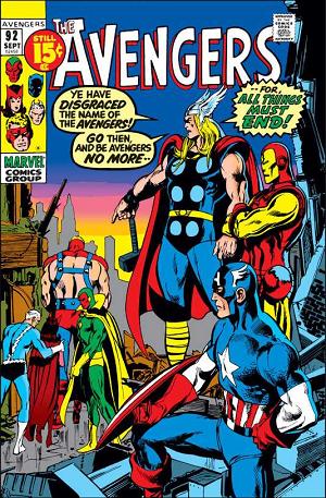 Avengers #92  cover