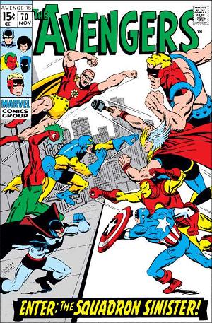 Avengers #70  cover