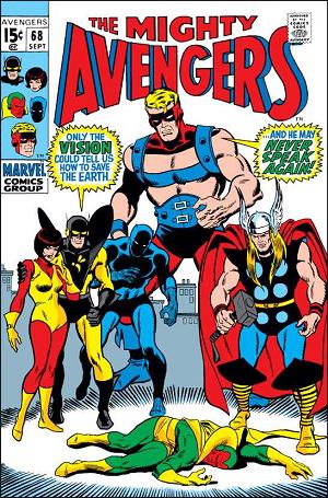 Avengers #68  cover