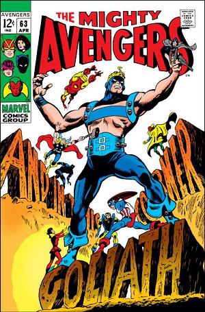 Avengers #63  cover