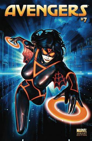 Avengers #7 (TRON cover