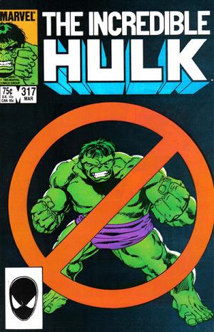 Incredible Hulk #317  cover