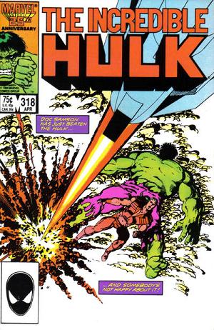 Incredible Hulk #318  cover