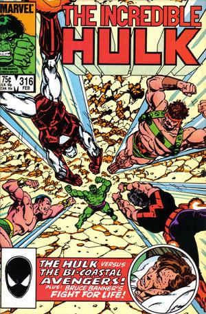 Incredible Hulk #316  cover
