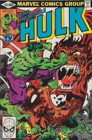 Incredible Hulk #247  cover