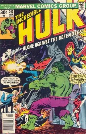Incredible Hulk #207  cover