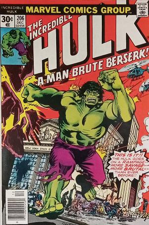 Incredible Hulk #206  cover