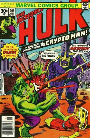 Incredible Hulk #205  cover