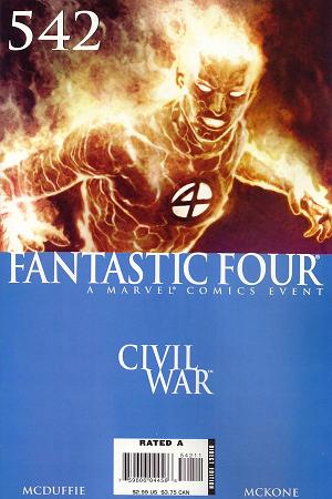 Fantastic Four #542 cover
