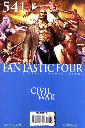 Fantastic Four #541  cover