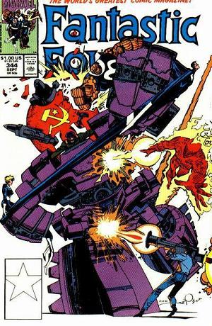 Fantastic Four #344 cover