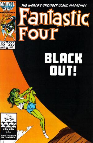 Fantastic Four #293  cover