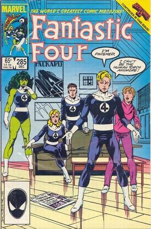 Fantastic Four #285  cover