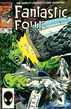 Fantastic Four #284  cover