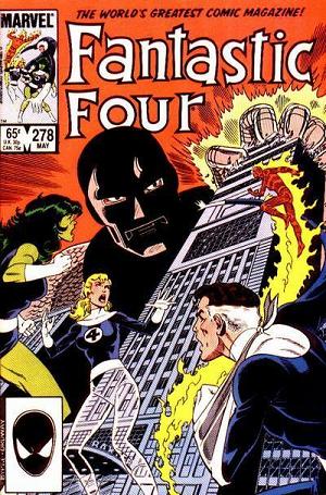 Fantastic Four #278  cover