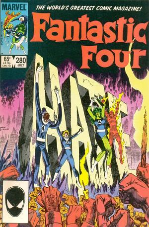 Fantastic Four #280  cover