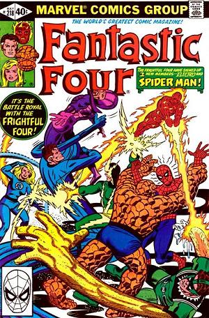 Fantastic Four #218  cover