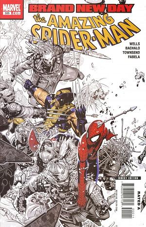 Amazing Spider-Man #555 cover