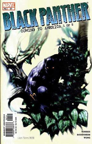 Black Panther #57 cover
