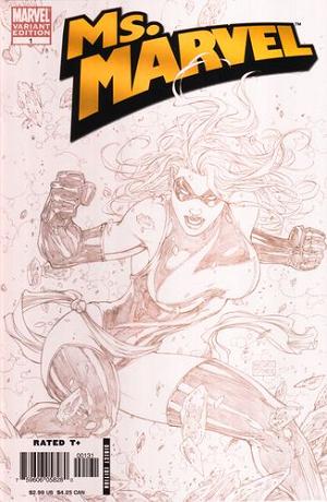 Ms Marvel Turner Sketch Var #1 cover