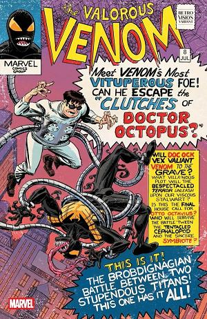 All New Venom #8 SCOTT KOBLISH RETRO VISION cover